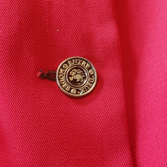 Entre Deux Mode Red Light weight Jacket Size 8 - Picture 9 of 9